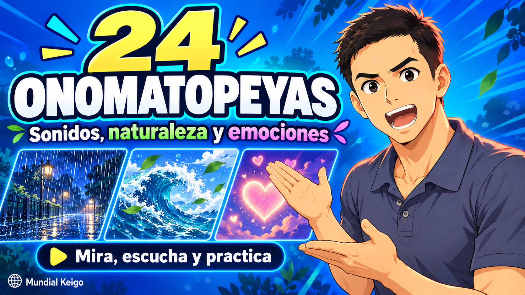 24 onomatopeyas japonesas: sonidos, naturaleza y emociones