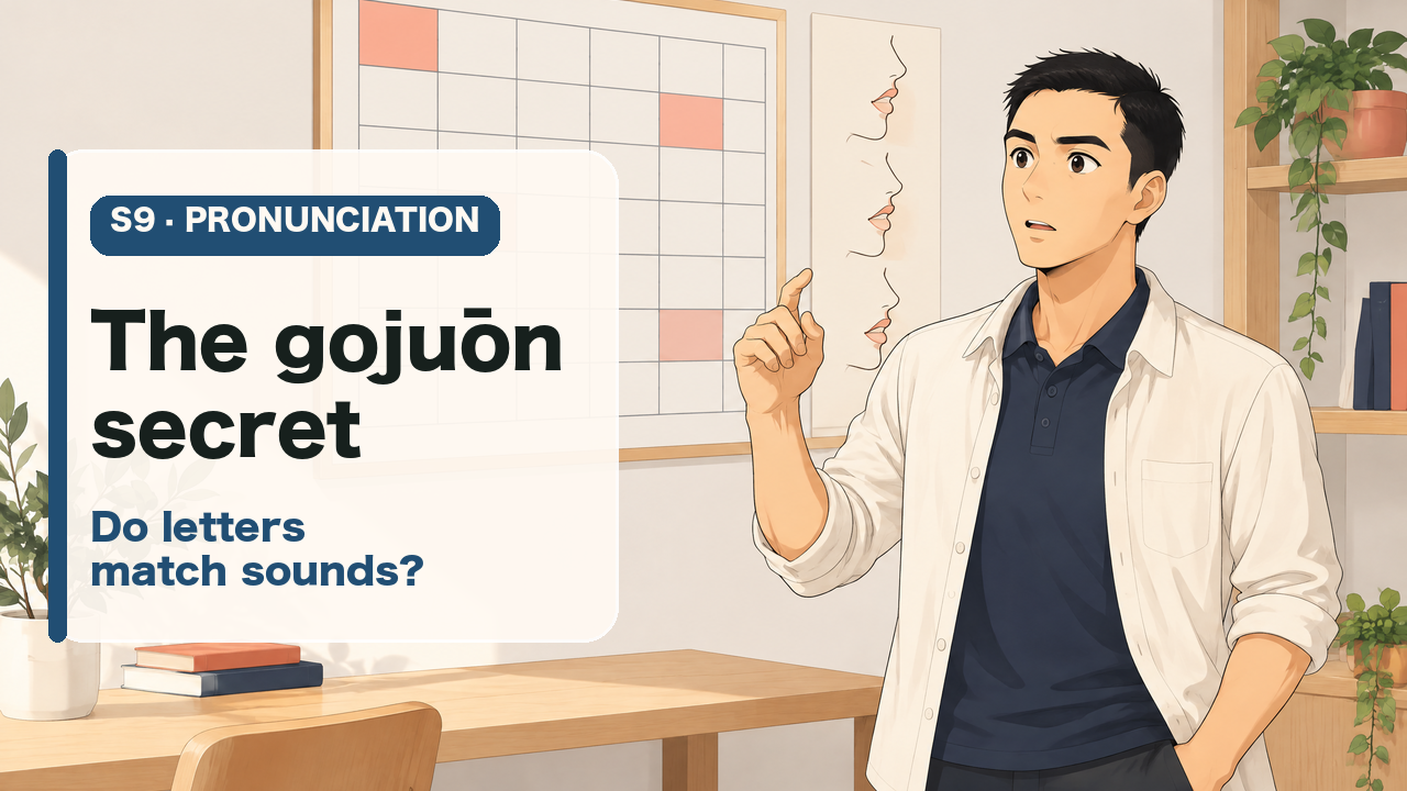 Keigo explores how the gojuon sound system works